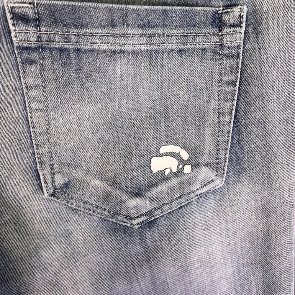 Ecko Unltd Jeans‎ Mens 34 Light Wash Athletic Streetwear Rhino Logo Hip Hop Y2K